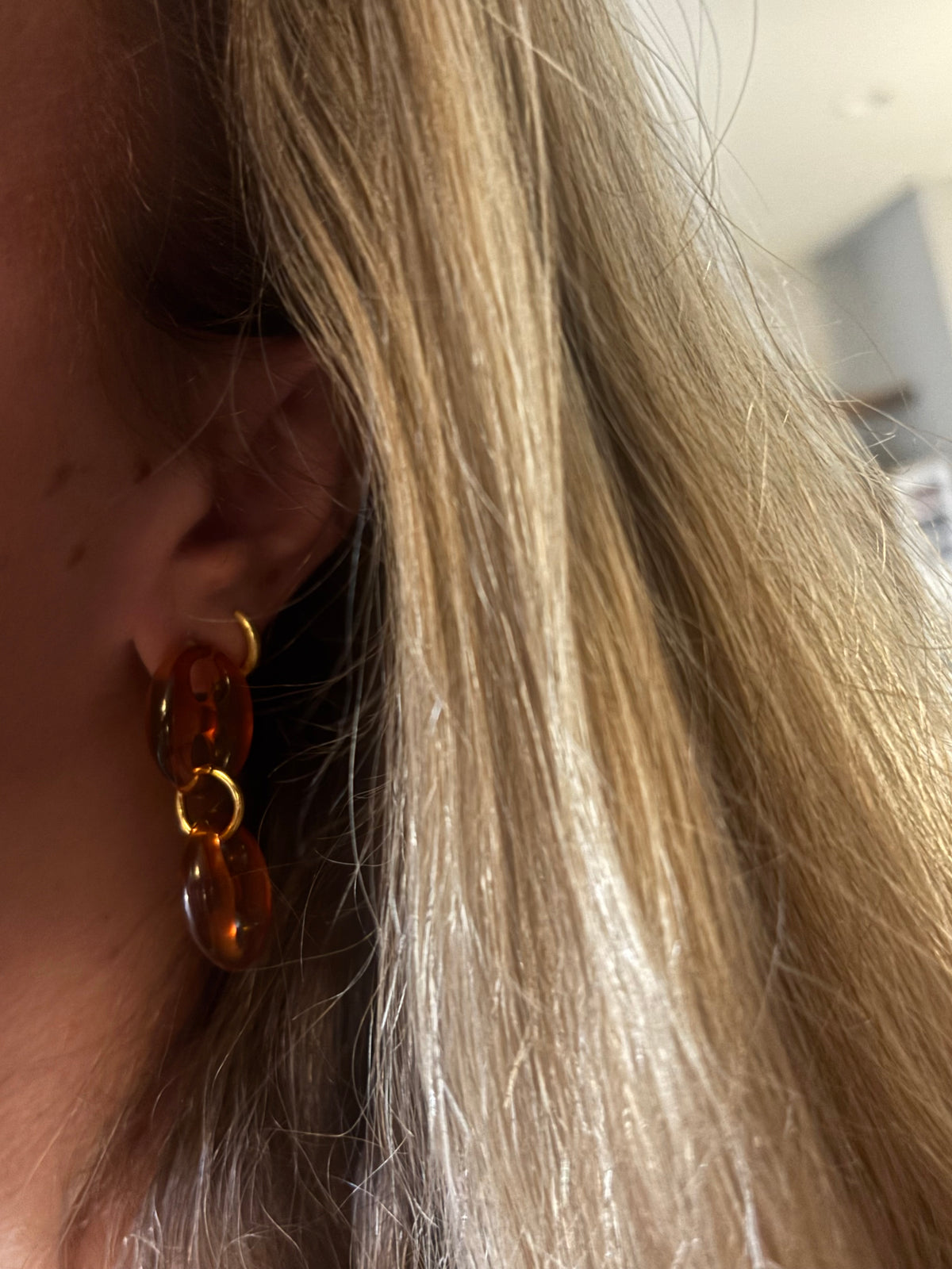 Tortoise Dangle Studs