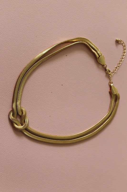 Gold Knot Necklace